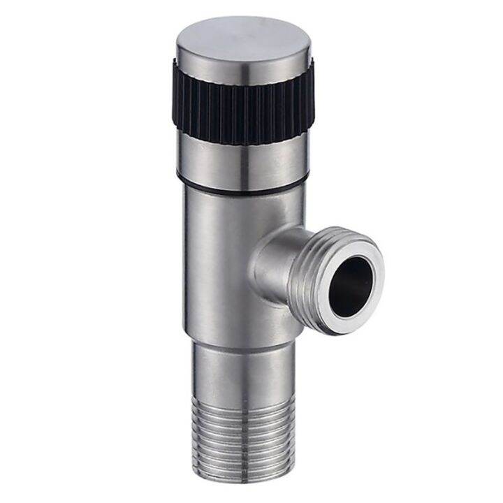 304 Stainless Steel Angle Stop Valve Water Valve Shut Off Quarter Turn