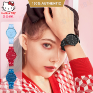Hello Kitty đích thực 100% Đồng hồ nữ chống nước Đồng Hồ Thạch Anh cho bé