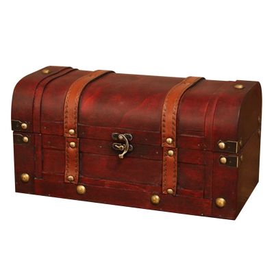 Wood Chest Box Decorative Storage Chest Box with Lock Handcrafted Decorative Boxes with Lids for Home Decor Wood Box