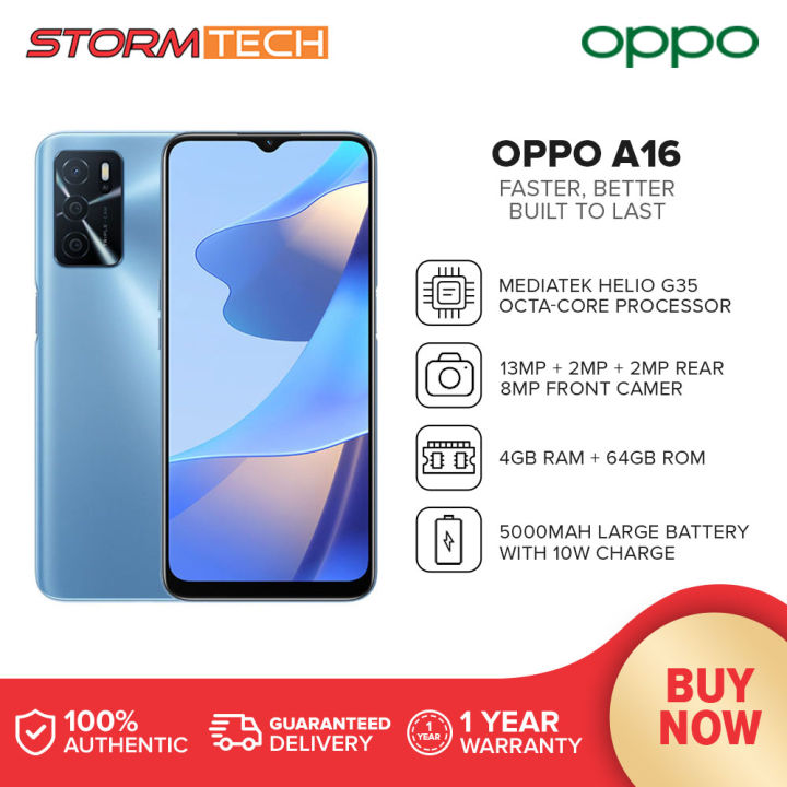 oppo a16 4gb 64gb specs