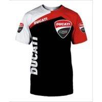 Ducati ฤดูร้อนใหม่เสื้อยืด3D พิมพ์ผู้ชายแขนสั้นลำลองชายท็อปส์เสื้อยืดที่มีคุณภาพสูง T-shir T