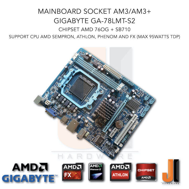 mainboard-gigabyte-ga-78lmt-s2-socket-am3-am3-95-watts-tdp-มือสอง