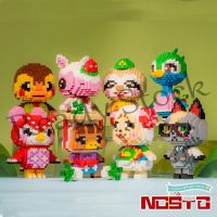 【hot sale】 ℡❍❡ B02 Nano Blocks Lsabelle Animal Crossing MOC Building blocks Reese Pop Doll Collection Decoration DIY Toys Boy Girl Gifts