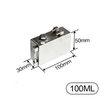 70ml or 140ml Metal Oil Tank Fuel Container for RC Engine Model