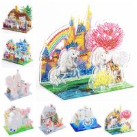 3D DIY Special Shaped Diamond Painting Three-Dimensional Childrens Puzzle picture Cross Stitch Kits Crystal Arts Home Decor