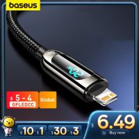 Baseus 20W PD USB C Cable Fast Charging Cable for iPhone 14 13 12 Pro Max XR Digital Display Mobile Phone Data Cord for iphone