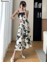 Summer Elegant Midi Spaghetti Strap Dress For Women Maxi Fashion Bodycon Prom Party Robe Vestidos