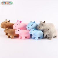 CYF Capybara หนูตุ๊กตาหนานุ่มนุ่มพิเศษหมอนการ์ตูนสัตว์ตุ๊กตายัดนุ่นทำจากผ้าฝ้าย PP