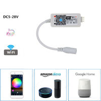 ตัวควบคุม Wifi สำหรับ DC5-28V RGB ที่มีแสงแถบไฟ LED