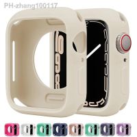 Case for Apple Watch Series 8/7/6/5/4/3/SE/2 Premium Soft Flexible TPU Protective Bumper iWatch Case 45mm 41mm 44mm 40mm 38 42mm