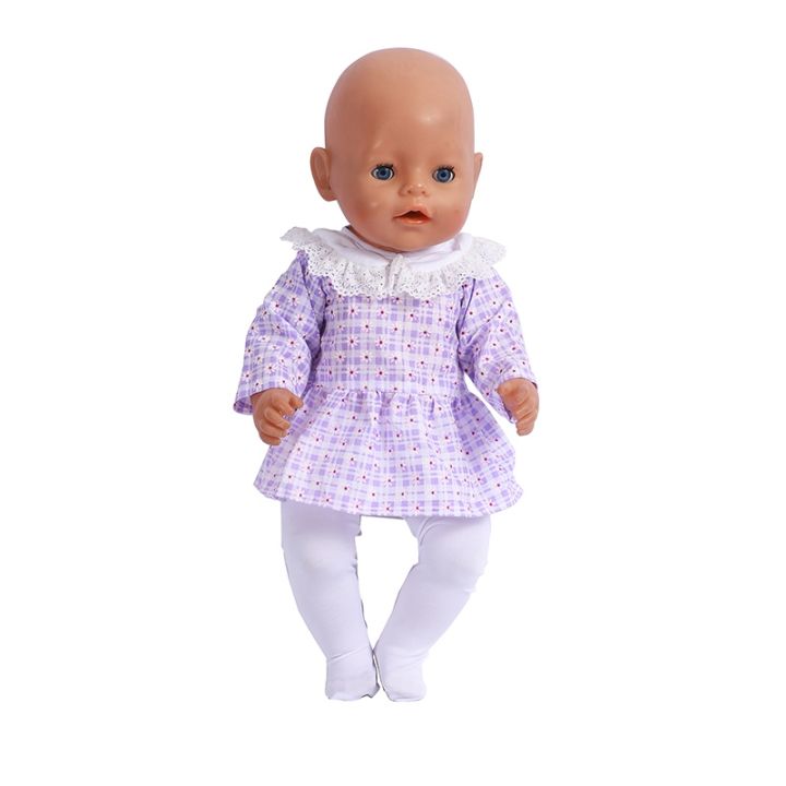 baby-born-43-cm-clothes-17-inch-doll-outfits-fashion-leggings-suit-handmade-girl-clothes-for-doll-accessories-diy-toys-gifts