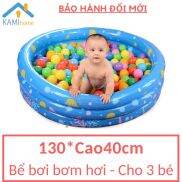 Nhà bóng Lều Banh bơm hơi Tròn 130 Cao35cm Không kèm bóng cho trẻ em bé Bể