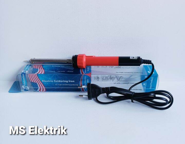 Solder/Soldering Listrik Hakamitsu 40 Watt Bagus Dengan Mata Keramik