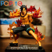 PAPITE Oneplu-E Action Figure การ์ตูนอะนิเมะ Fire Fist Ace รูป PVC รูปของเล่นสะสมของขวัญ13Cm