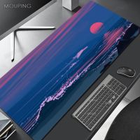 XXL Mouse Mat Aesthetic Desk Pad Soft washable Mouse Carpet Mousepad 60x30 Black and White Deskmat 900x400 Office Desk Accessories