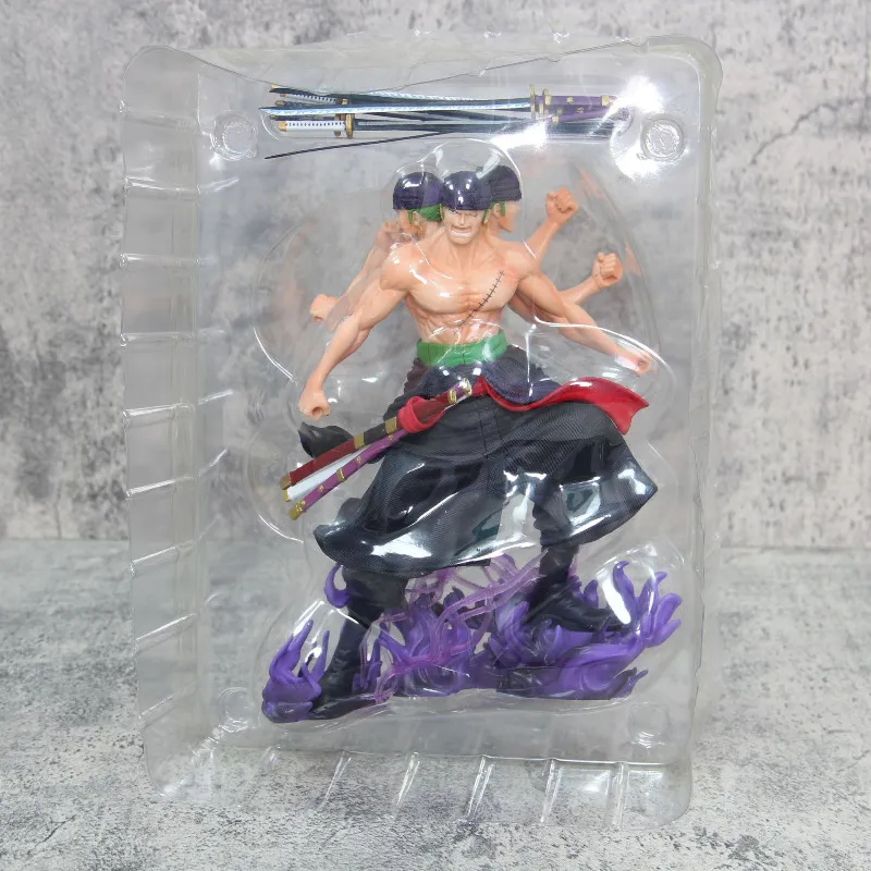 Paiuan OP Zoro Action Figure Toys Zoro with Sandoryu Scene PVC