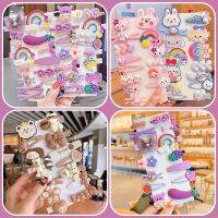 【YF】▧❧  2023 New Hot Hair Accessories Barrettes Infant Hairpin Headwear Items Sets Korean Cartoon Hairdressing