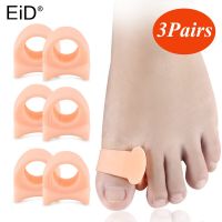 EiD 3 Pairs Silicone Gel Toe Separator for Hallux Valgus Corrector Thigh Bone Overlapping Pain Pads Bunion Orthotic Toes Inserts