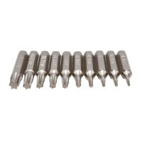 10PCS CR-V Torx Screwdriver Bits Set T3 T4 T5 T6 T7 T8 T9 T10 T15 T20 Mobile Repair Bit Plum Blossoms Repairing Head