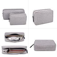 TEXDigital accessories storage bag portable waterproof USB cable headphone charger cosmetic bag travel bag