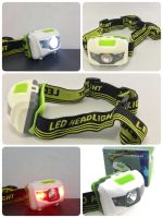 ไฟฉายคาดหัว LED HIGH POWER HEADLIGHT   YL-505 ปรับไฟได้ 4 จังหวะ หลอดไฟ LED 1 ดวง (แสงขาว) พร้อมไฟ LED ด้านข้าง 2ดวง(แสงสีแดง)