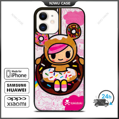 Tokidoki Donutella Phone Case for iPhone 14 Pro Max / iPhone 13 Pro Max / iPhone 12 Pro Max / XS Max / Samsung Galaxy Note 10 Plus / S22 Ultra / S21 Plus Anti-fall Protective Case Cover