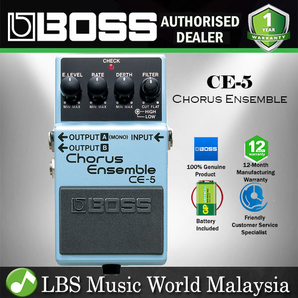 Boss CE-5 Chorus Ensemble Guitar Effect Pedal Foot Switch