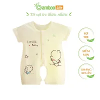Bộ bodysuit cho bé trai và bé gái sợi tre Bamboo Life BL109 bộ áo liền quần trẻ sơ sinh jumsuit cộc tay đùi mềm mại kháng khuẩn thấm hút an toàn với làn da bé