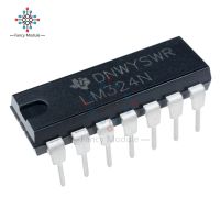 【✆New✆】 shao26925925885 ชิปวงจรรวม Quad-Amp พลังงานต่ำ Dip Lm324 Lm324n 10ชิ้น