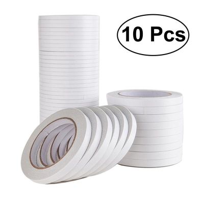 10Pcs Double-Sided Adhesive Tape double-sided tape for Arts Crafts Photography Scrapbooking Gift Wrapping Stationery Supplies