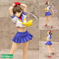 Model โมเดล งานแท้ 100% Kotobukiya จากการ์ตูน Street Fighter x Bishoujo Statue Round 2 สตรีทไฟเตอร์ Sakura Kasugano ซากุระ คาซุกาโนะ 1/7 ชุดนักเรียน Ver Original from Japan Figure ฟิกเกอร์ Anime อนิเมะ การ์ตูน มังงะ คอลเลกชัน สั่งและนำเข้าจากญี่ปุ่น manga