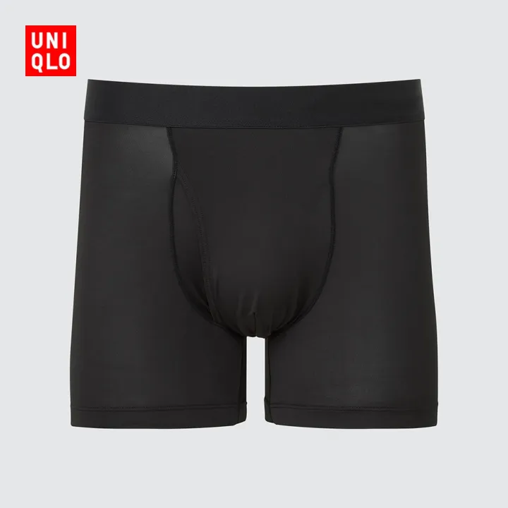 UNIQLO Japan Uniqlo cool black technology men's AIRism knitted shorts ...
