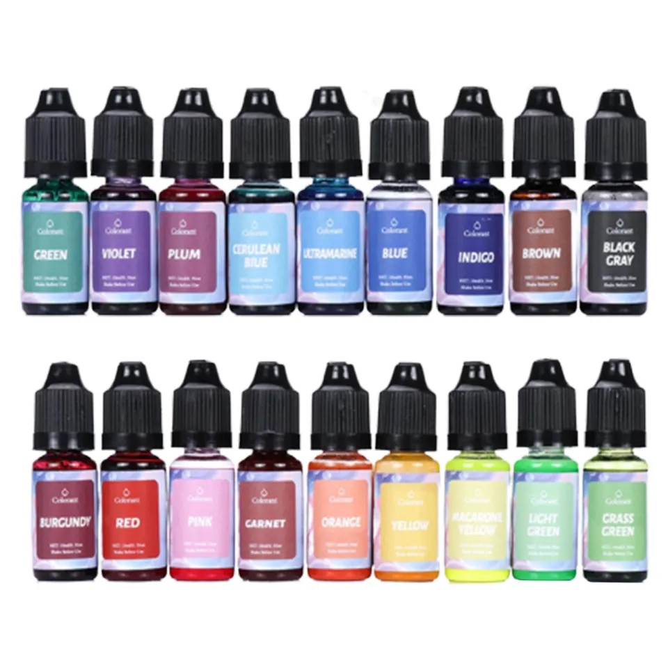 Liquid Candle Dye - 18 Colors Candle Paint for Candle Making, Highly  Concentrated Liquid Candle Paint for Soy Wax, Beeswax, Candle Wax - 10ml :  : Arts & Crafts