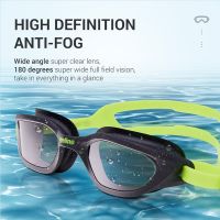 Professional Swimming Goggles Adult Kids Sports Swimming Eyewear Optical Lens HD Waterproof Anti Fog Big Frame Pool Glasses Goggles