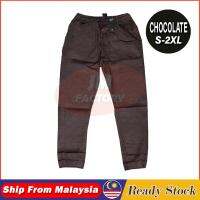 HOT ITEM SELUAR JOGGER ‍♂️ Uni Elasticated Waist Plain Jogger Pants With Size S M L XL 2XL