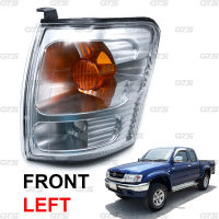 เสื้อไฟ ไฟหรี่มุม ไฟเลี้ยวมุม ไฟหรี่ สีดำ,ใส สำหรับ Toyota Hilux LN166 Tiger D4D ปี 2002-2004