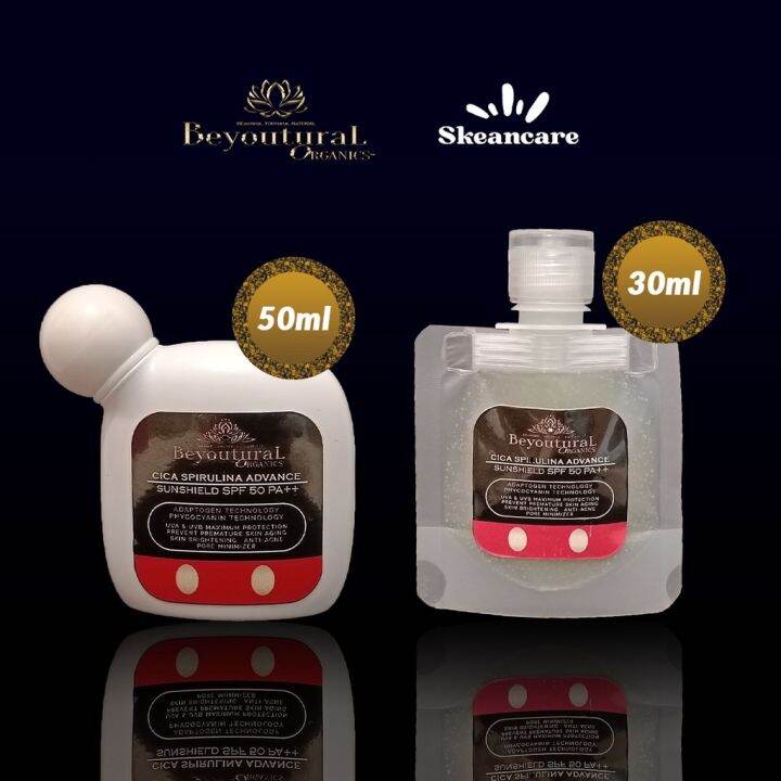 BEYOUTURAL ORGANICS Cica Spirulina Advance SPF50 PA (Adaptogen