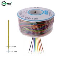 250m 30AWG Wrapping Wire Tin Plated Copper B-30-1000 PCB Cable Breadboard Jumper Insulation Electronic Conductor Wire Connector