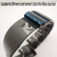 ❡ New fashion mesh strap bracelet suitable for men and women ultra-thin Milan steel belt stainless steel metal mesh belt