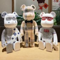 Bearbrick เพชรขนาดใหญ่53ซม. โมเดลตุ๊กตาขยับแขนขาได้อนิเมะตุ๊กตาปั้นของเล่นขนาดใหญ่น่ารักของขวัญฮาโลวีน