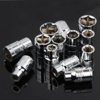 1Pc 1/2 quot; 1-27mm Hexagon Socket Set Adapter Short Sockets Torque Spanner Ratchet Wrench Head Sleeve Double Removal Workshop Tool