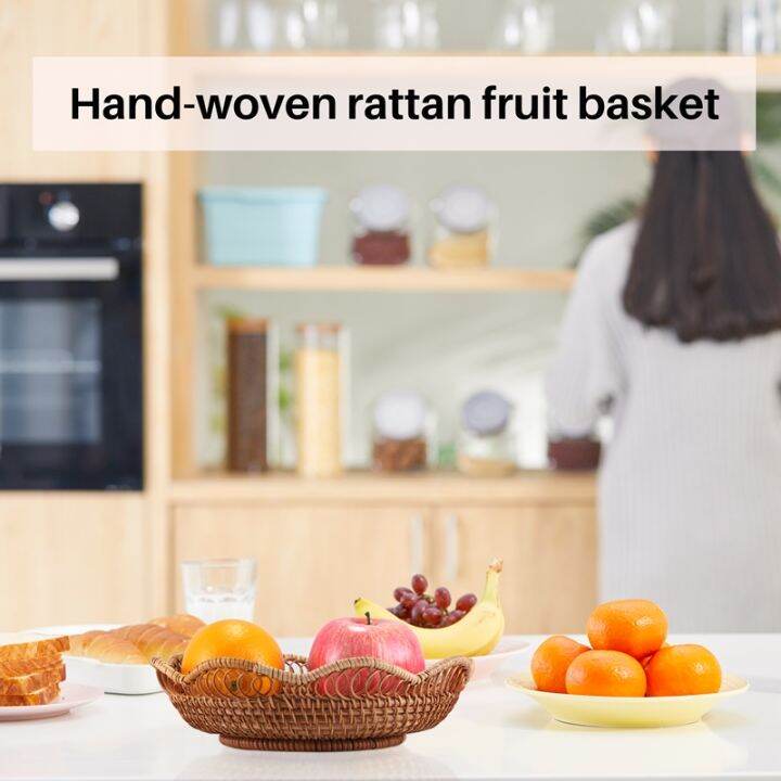 hand-woven-rattan-storage-basket-fruit-basket-wicker-woven-tray-restaurant-small-container-home-decoration