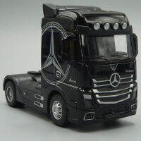 1:50 Diecast โลหะของเล่นโมเดลรถบรรทุกรถแทรกเตอร์ดึงกลับ Sound &amp; Light