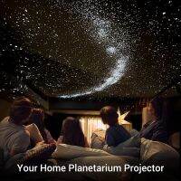 Realstic Star Galaxy Starry Projector Night Light 360 ° ปรับบลูทูธ HD สำหรับห้องนอนบ้านเด็กวันเกิด Gift