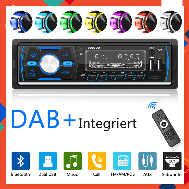 Newest Upgrade 1 Din Car MP3 Multimedia Player Car Radio DAB + Digital