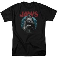 Movie Meg 2 The Trench（Jaws） graphic cotton O-neck T-shirt for men