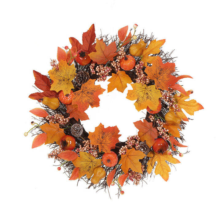 artificial-wreath-home-decoration-maple-wreath-christmas-wreath-thanksgiving-day-decoration-halloween-wreath