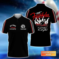 Summer Bowling Im On Strike Black 3D Polo Shirt, Mens Polo Shirt, Sport Polo Shirt fashion polo shirt