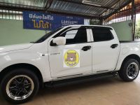 บันไดข้าง D-MAX ทรงห้าง ตรงรุ่น  สีดำ รถ 4ประตู