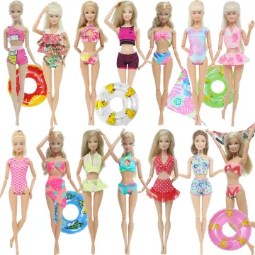 Barbie Doll with Swimsuit and Beach Accessories